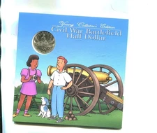 1995 S CIVIL WAR BATTLEFIELD COMMEMORATIVE SILVER BU YOUNG COLLECTORS 3456T