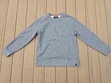 Jachs New York Men's Crew Neck Long Sleeve Fleece Sweatshirt, Gray, Size L