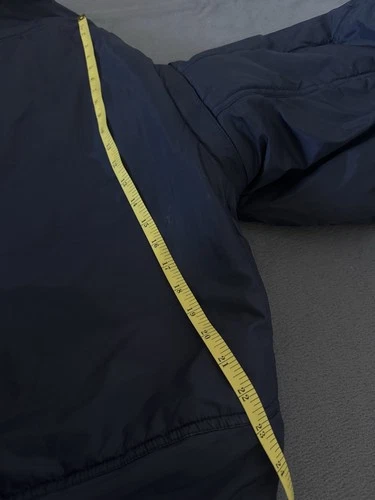 Tiger Collection Navy Blue Insulated Hooded Jacket Size L Nylons With Flaws image 11