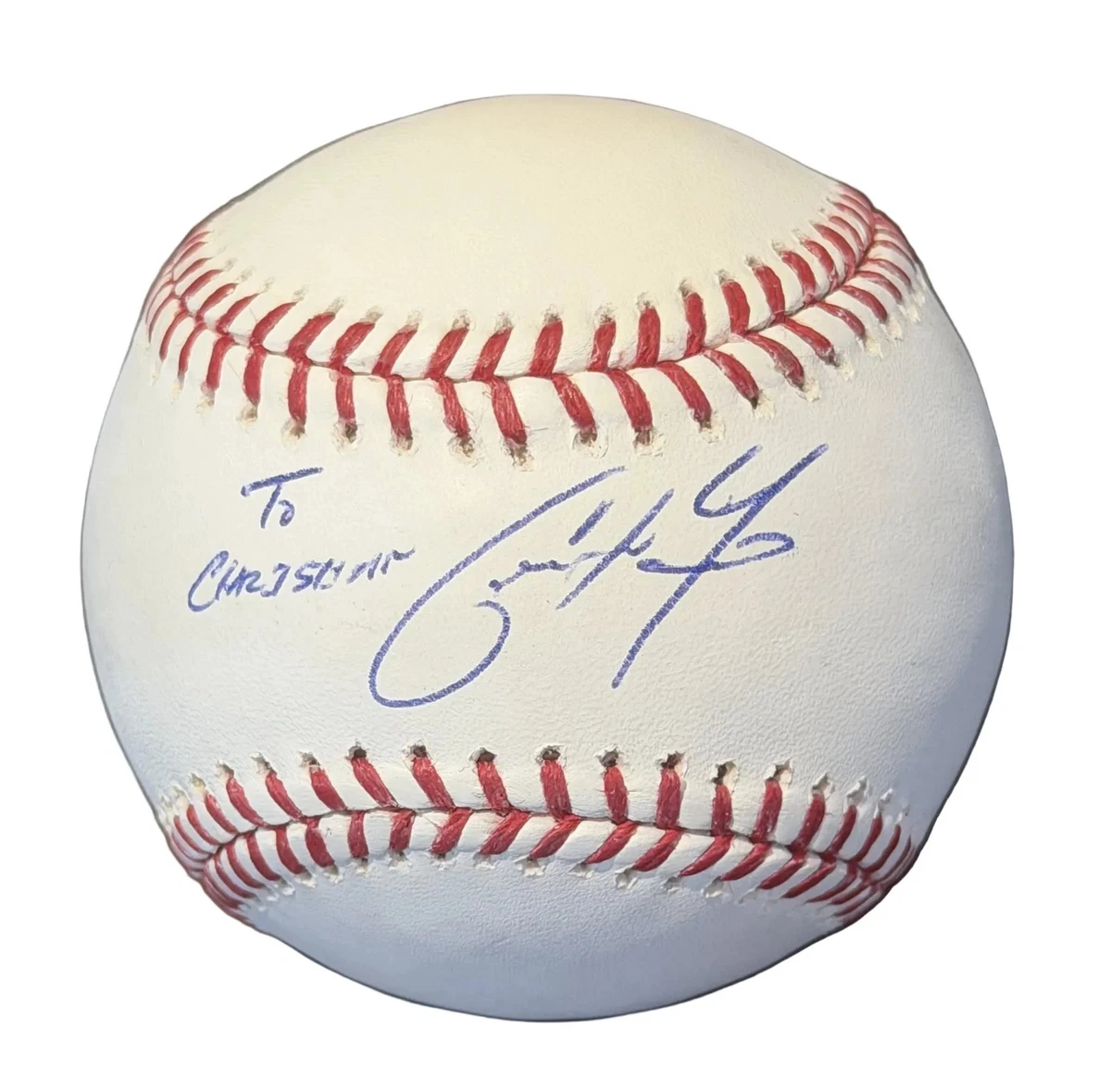 Christian Yelich Original Autographed Baseball MLB Balls for sale