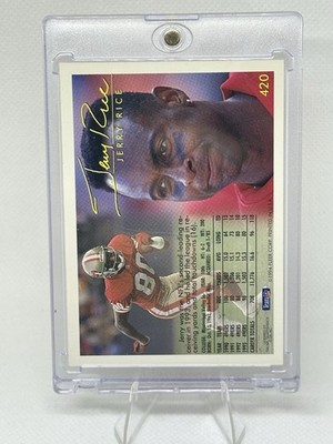 Jerry RiceHOFINVESTMENTSSPONE OF THE GREATSRARE INVESTMENT CARD SP RIS Jerry RiceHOFINVESTMENTSSPONE OF THE GREATSRARE INVESTMENT CARD SP RIS