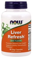 NOW Foods Liver Refresh (Leber Gesundheit UnterstüTzung) 90 Vegetarische Kapseln