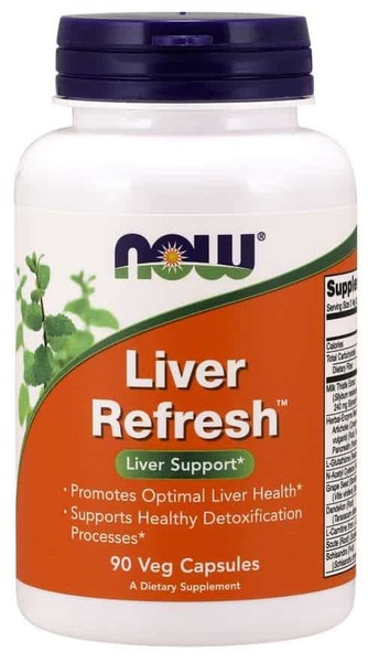 NOW Foods Liver Refresh (Leber Gesundheit UnterstüTzung) 90 Vegetarische Kapseln-image