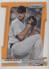 2013 Panini Prizm Orange Prizm Die-Cut 35/60 Madison Bumgarner #37 fm5