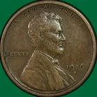 1916-S Lincoln Wheat Cent Choice Very Fine VF+ Coin #40055