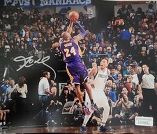 Kobe Bryant LA Lakers Autographed 8x10 With Certification