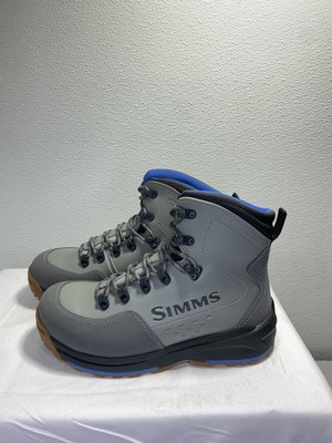 Simms FreeSalt Wading Boots, Rugged Saltwater Fishing Shoes, Cinder, Size 11