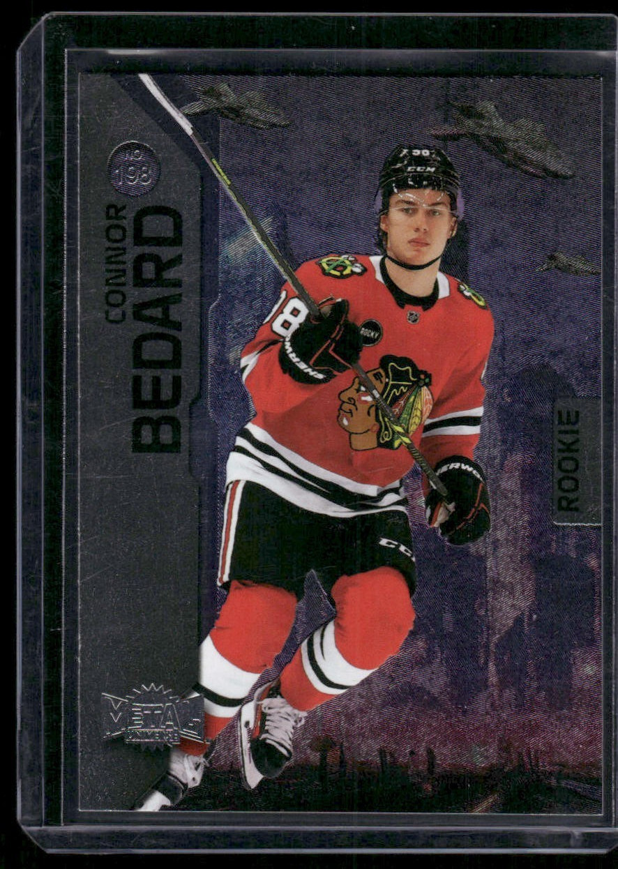 2023-24 Skybox Metal Universe Connor Bedard Rookie RC #198 Blackhawks