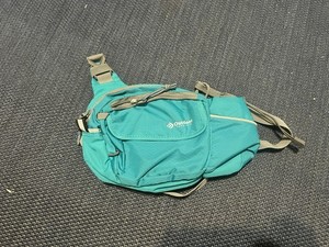 OUTDOOR PRODUCTS Waist Fanny Pack Hiking Bag Tourqouise Made In USA 1 Bottle