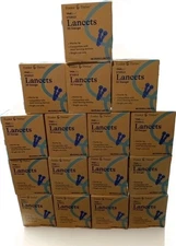 Foster & Thrive Twist Cap iabetic Testing Supplies 1600 Lancets 30 Gauge Lot