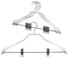 Mawa by Reston Lloyd BodyForm Series Non-Slip Space Saving Clothes Hanger wit...