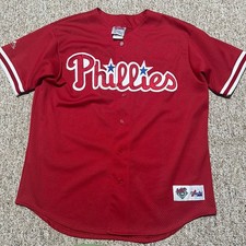 Vtg  Philadelphia Phillies #19 Yuengling Diamond Collection Jersey Mens L  USA
