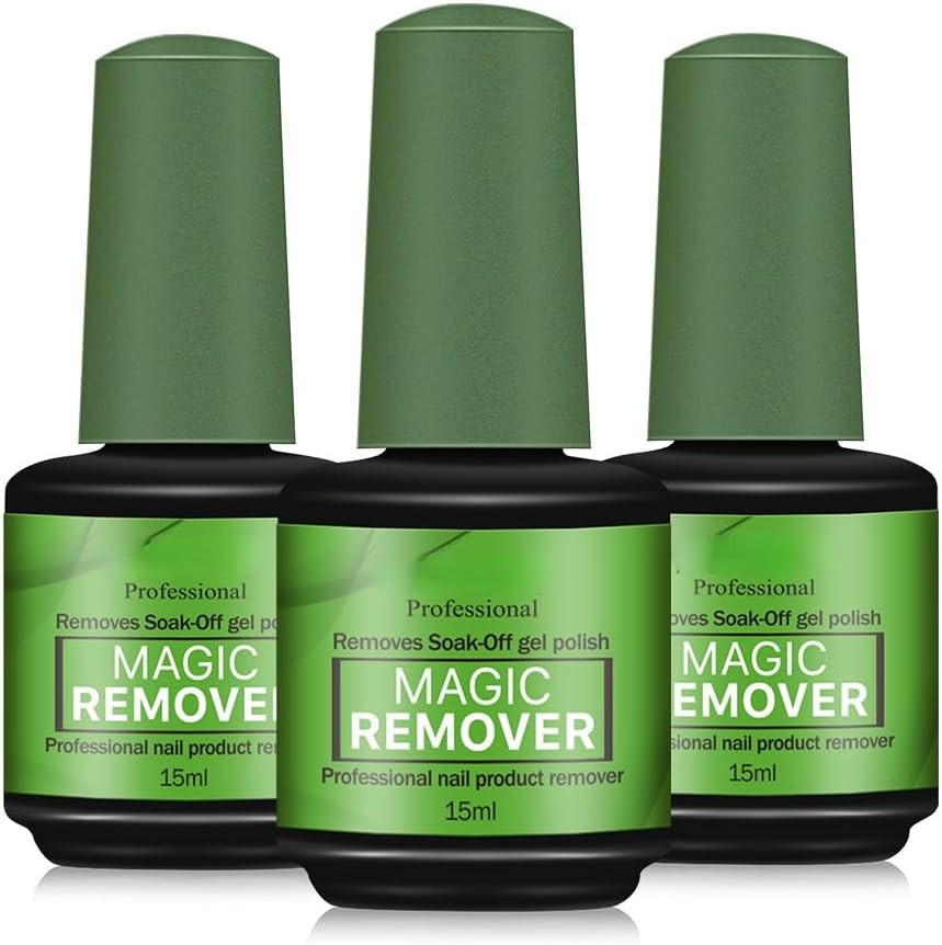 Magic Remover Unghie Gel 3 Pezzi - Soluzione Rapida per Donne Impegnate