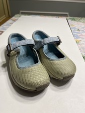Merrell Encore MJ Womens Slip On Shoes Blue Lime Mesh Comfort Size 8