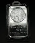 5 oz Buffalo Silver Bar (SilverTowne) Bullion