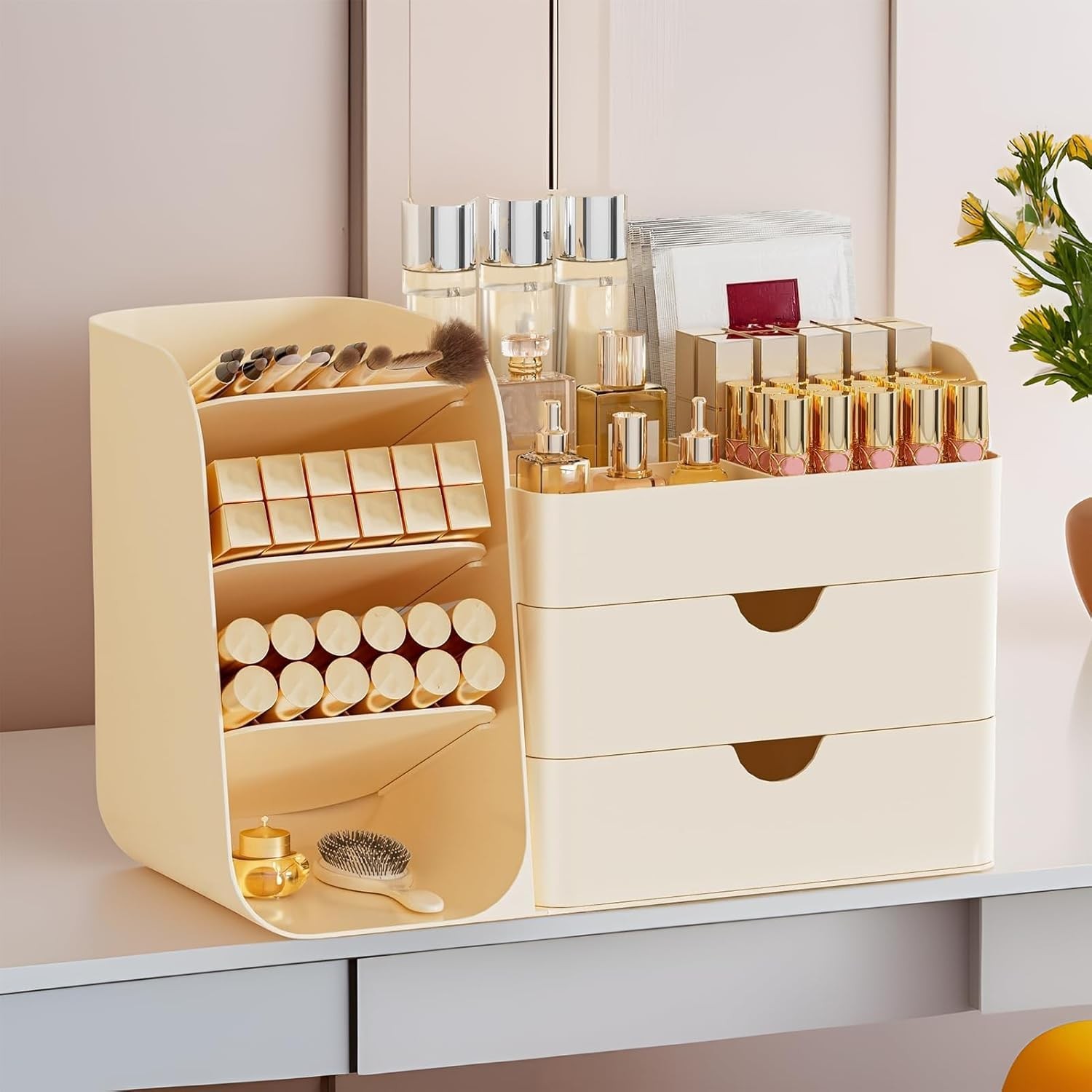 Dozesheep Large Makeup Organiser with Drawers, Cosmetics Organiser for Skinca...