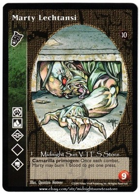 Marty Lechtansi Nosferatu Tenth Anniversary V:TES VTES Vampire CCG