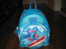Loungefly Disney Lilo and Stitch Spinning Stitch Surfer Mini Backpack  New !