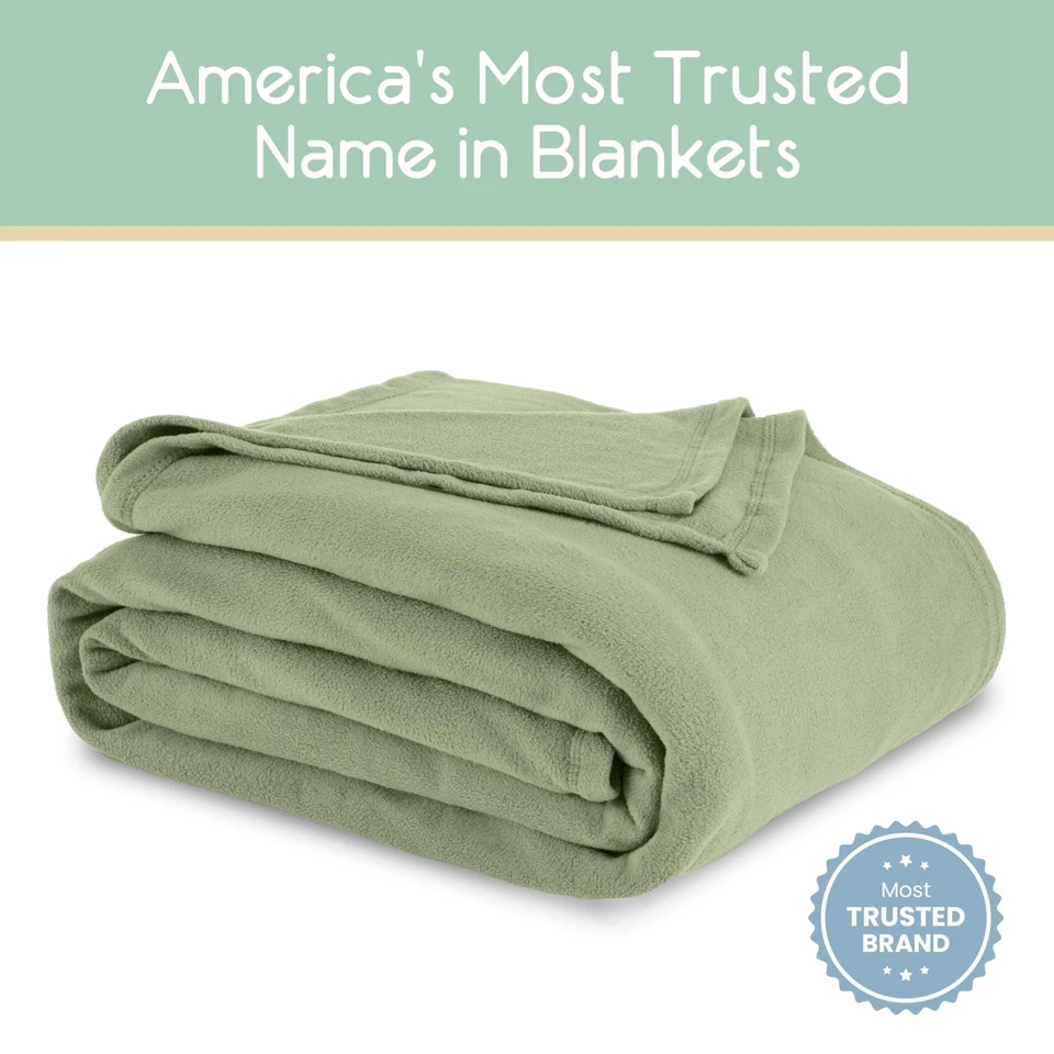 Manta de microfleece Vellux, King, Desert Sage Foto 2 de 4