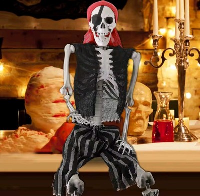 Lebensgroses Halloween Skelett Realistische Deko Für Gruselfans