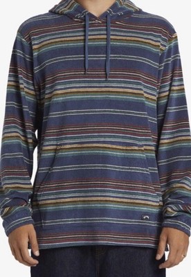 Billabong Boy's Flecker Diego Pullover Terry Hoodie Sweatshirt Sz L #G