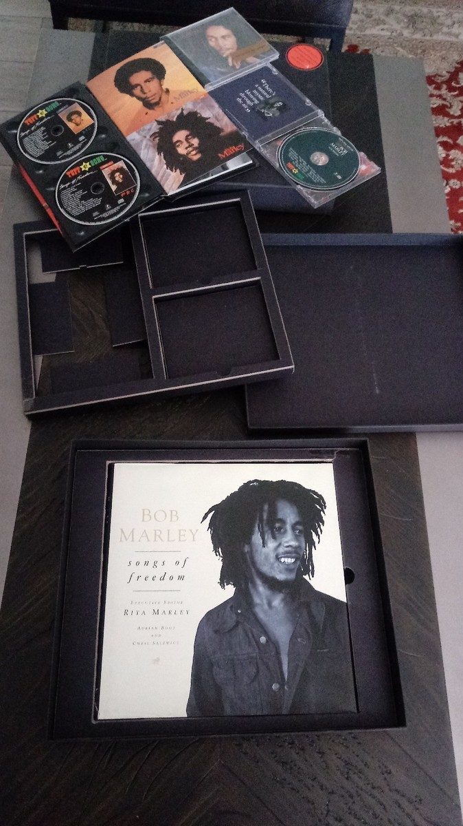 BOB MARLEY Songs of FREEDOM L.E. Box Set SIGNED By CHRIS BLACKWELL