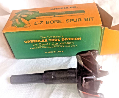 E-Z BORE SPUR BIT GREENLEE 149 G  BIT 2 1/8''   149 -G #502-9393 1 NEW IN BOX