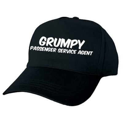 Arbeitsrolle Humor - GRUMPY PASSAGIER SERVICE AGENT CAP - individuell bedruckt - Premium