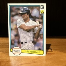 Donruss 1982 Lou Piniella #135 Base Set New York Yankees MINT CENTERED 