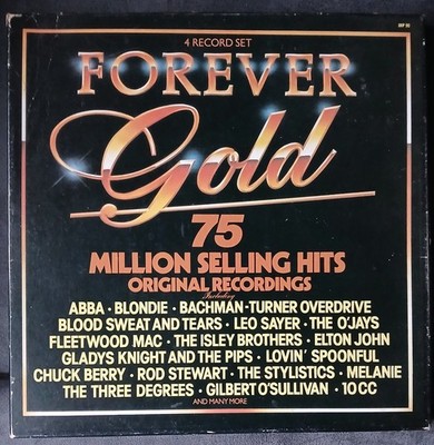 FOREVER GOLD - 4x Vinyl LP Box Set -Abba, Blondie, Kinks, B/man Turner, F/ Mac