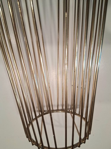 VTG MCM Umbrella Cane Stand Holder Mid Century Modern Mathieu Mategot Style  - Picture 9 of 17