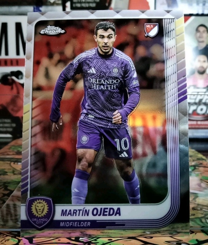 2025 Topps Chrome Martín Ojeda #159 Orlando City SC Soccer MLS Card