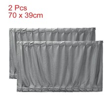 2x 70x39cm Grau einstellbar Auto Seitenfenster Sonnenschutz Vorhang Sonnenschirm