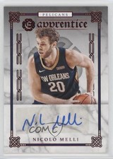 2019 Panini Chronicles Apprentice Signatures Red Nicolo Melli #AP-NML Auto e6p