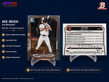 2026 Bowman Chrome BCP-68 Ike Irish Orioles Prospect Card