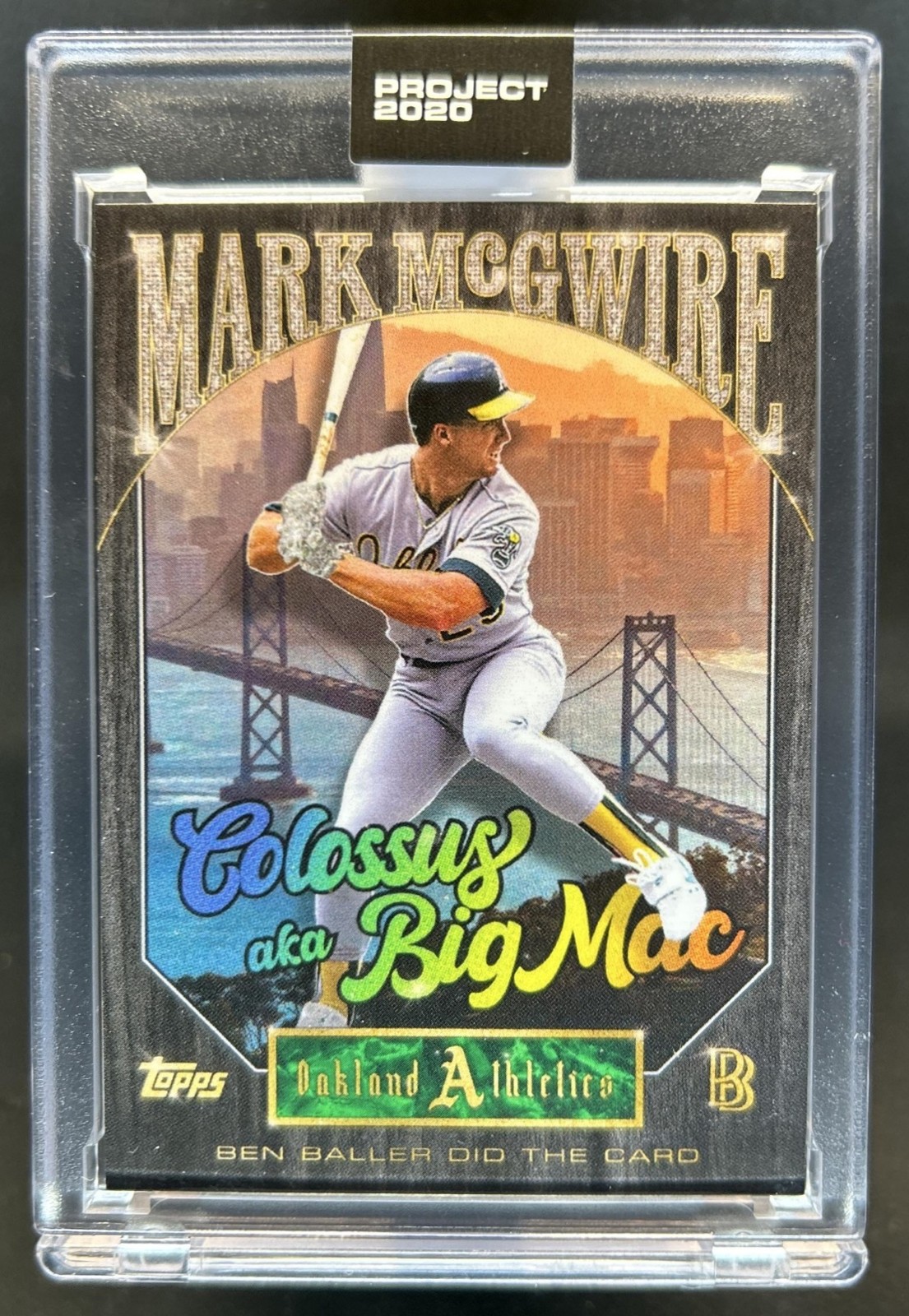 2020 Topps Project Mark McGwire #191 Athletics