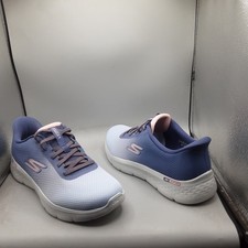 Skechers Slip-ins GO WALK FLEX Women's Walking Sneakers-Cheri 8.5M Navy Pink