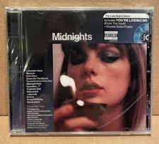 Taylor Swift Midnights Late Night edition CD.  New.  CRACK on front case