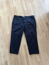 BRAX Cotton Blend MARA S Pants Women's  Black Regular Fit 38/30 US 16