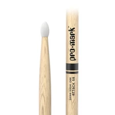 Drum Sticks - Classic Attack 5A Shira Kashi Oak Drumsticks Oval Nylon Tip One...