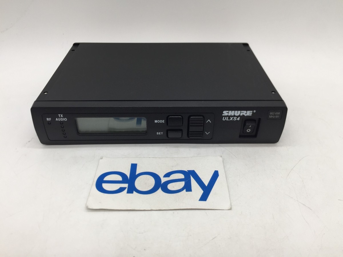 Shure ULXS4 Wireless Standard Receiver 662-698 MHz UNIT ONLY FREE