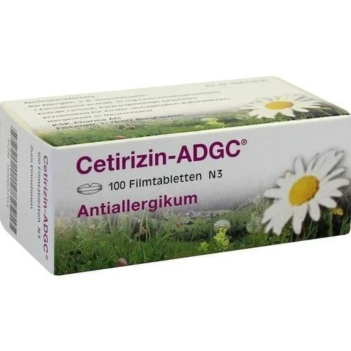ZENTIVA PHARMA GMBH CETIRIZIN ADGC Filmtabletten 100 St PZN 2663704