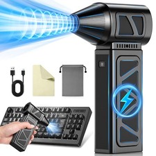 Compressed Air Duster, 360000RPM Powerful Electric Air Duster with Brushless ...