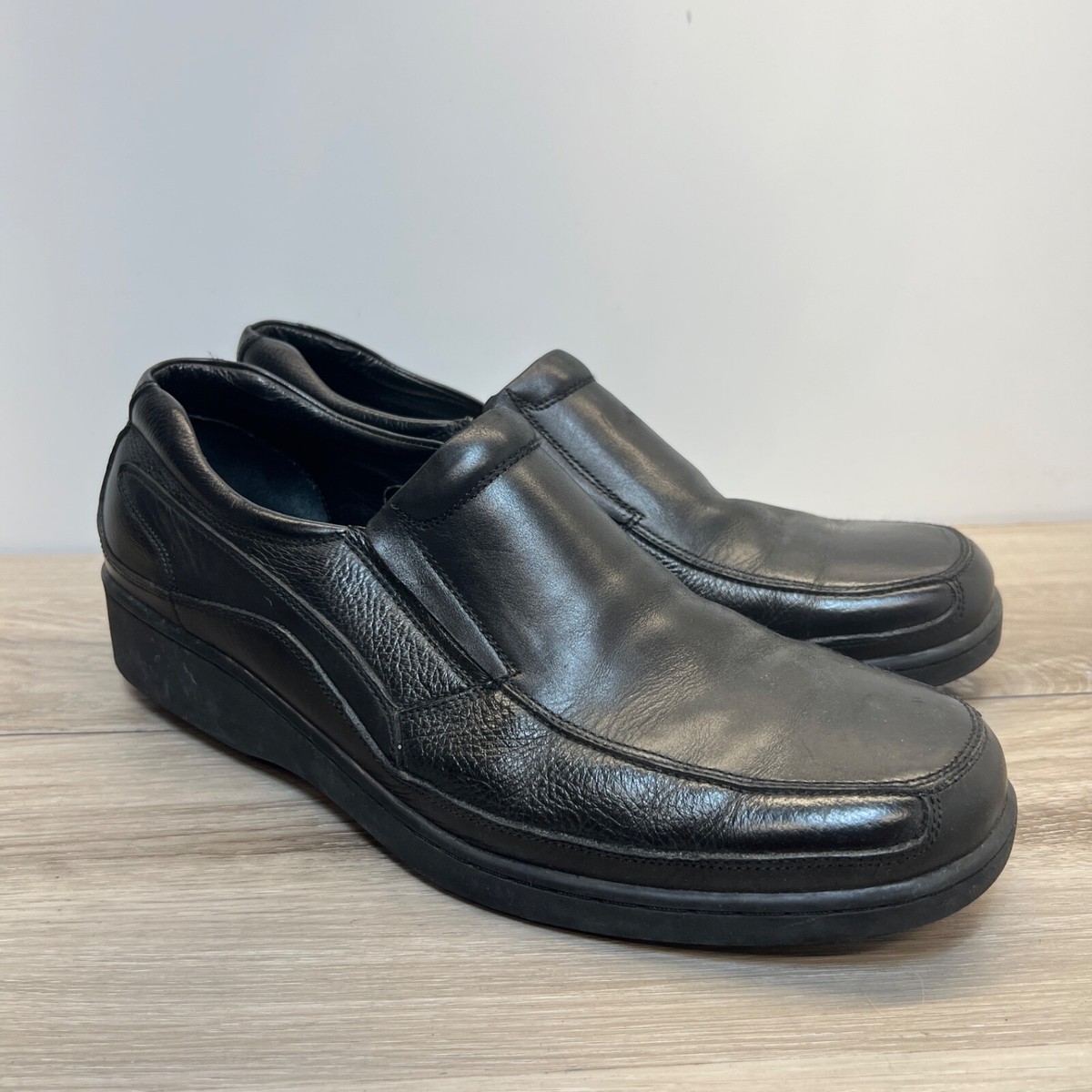 GDefy Gravity Defy Marseille Men Shoes Black 12 Leather Slip 