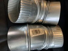 Master Flow 4 In. 26-Gauge 90-Degree Adjustable Elbow 26B9OE4