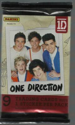 One Direction Trading Card Pack NEW Stickers 1D Boy Hit Music Band HARRY STYLES!