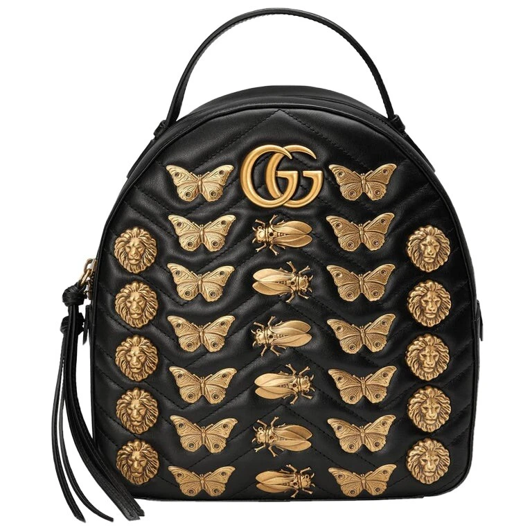 Gucci GG Black Backpack