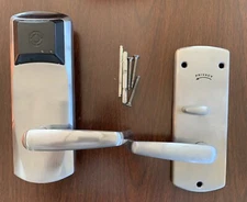 Used Dormakaba Saflok RT F79S RFID Hotel Lock Front & Back Only Satin Chrome