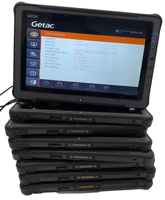 *Lot of 8* Getac F110 G2 Tablet Core i5-5200U 2.20GHz No HD No Battery