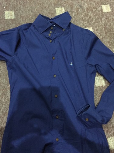 vivienne westwood krall petrol blue shirt size m